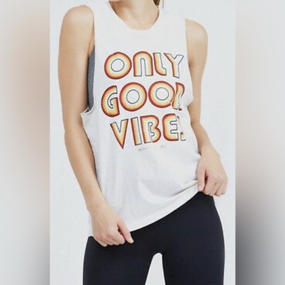Spiritual Gangster “Only Good Vibes”. Muscle Tee S